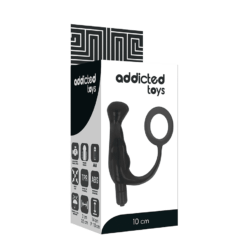 Comprar ADDICTED TOYS - VIBRADOR PROSTÁTICO NEGRO 10 CM al mejor precio - Envíos Discretos