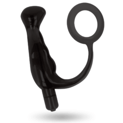 Comprar ADDICTED TOYS - VIBRADOR PROSTÁTICO NEGRO 10 CM al mejor precio - Envíos Discretos