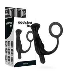 Comprar ADDICTED TOYS - VIBRADOR PROSTÁTICO NEGRO 10 CM al mejor precio - Envíos Discretos