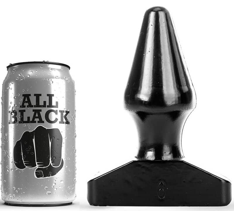 ALL BLACK - PLUG ANAL 15,5 CM - piKanteo | Despierta tu lado más piKante Comprar ALL BLACK - PLUG ANAL 15,5 CM al mejor precio - Envíos Discretos