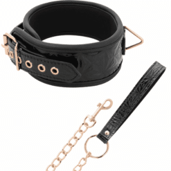 Comprar BEGME - BLACK EDITION COLLAR CUERO VEGANO CON FORRO DE NEOPRENO al mejor precio - Envíos Discretos