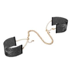 Comprar BIJOUX - DÉSIR MÉTALLIQUE ESPOSAS MALLA METALICA NEGRA al mejor precio - Envíos Discretos