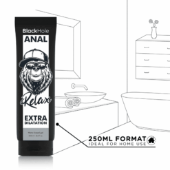 Comprar BLACK HOLE - GEL BASE AGUA DILATACIÓN ANAL 250 ML al mejor precio - Envíos Discretos