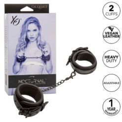 Comprar CALEXOTICS - NOCTURNAL ESPOSAS CUERO AJUSTABLE NEGRO al mejor precio - Envíos Discretos