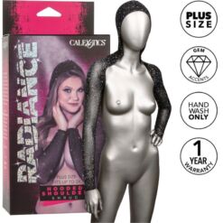 Comprar CALEXOTICS - RADIANCE ENCOGIMIENTO DE HOMBROS CON CAPUCHA PEDRERÍA TALLA GRANDE al mejor precio - Envíos Discretos