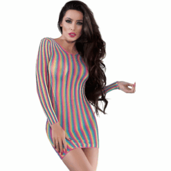 Comprar CHILIROSE - CR 4334 VESTIDO MULTICOLOR S/M al mejor precio - Envíos Discretos