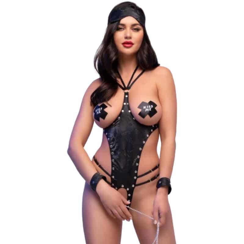 CHILIROSE - CR 4638 SET BODY CROTCHLESS NEGRO S/M - piKanteo | Despierta tu lado más piKante Comprar CHILIROSE - CR 4638 SET BODY CROTCHLESS NEGRO S/M al mejor precio - Envíos Discretos
