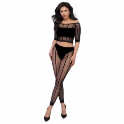 Comprar CHILIROSE - CR 4647 TOP & LEGGINS NEGRO S/M al mejor precio - Envíos Discretos