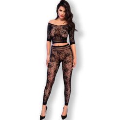 Comprar CHILIROSE - CR 4661 TOP & LEGGINS NEGRO S/M al mejor precio - Envíos Discretos