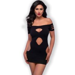 Comprar CHILIROSE - CR 4671 VESTIDO NEGRO S/M al mejor precio - Envíos Discretos
