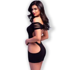 Comprar CHILIROSE - CR 4671 VESTIDO NEGRO S/M al mejor precio - Envíos Discretos