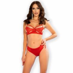 Comprar CHILIROSE - CR 4676 SET DOS PIEZAS ROJO S al mejor precio - Envíos Discretos