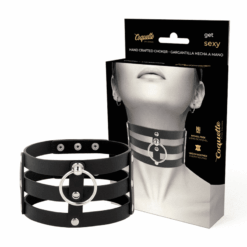 Comprar COQUETTE CHIC DESIRE - CHOKER CUERO VEGANO ESTILO FETISH al mejor precio - Envíos Discretos
