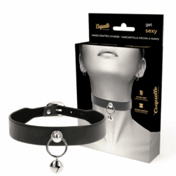 Comprar COQUETTE CHIC DESIRE - COLLAR CUERO VEGANO ACCESORIO WOMAN CASCABEL/ARO al mejor precio - Envíos Discretos