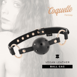 Comprar COQUETTE CHIC DESIRE - FANTASY MORDAZA TRANSPIRABLE CUERO VEGANO al mejor precio - Envíos Discretos