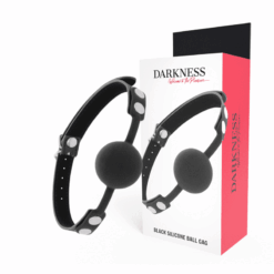 Comprar DARKNESS - MORDAZA SILICONA NEGRO al mejor precio - Envíos Discretos