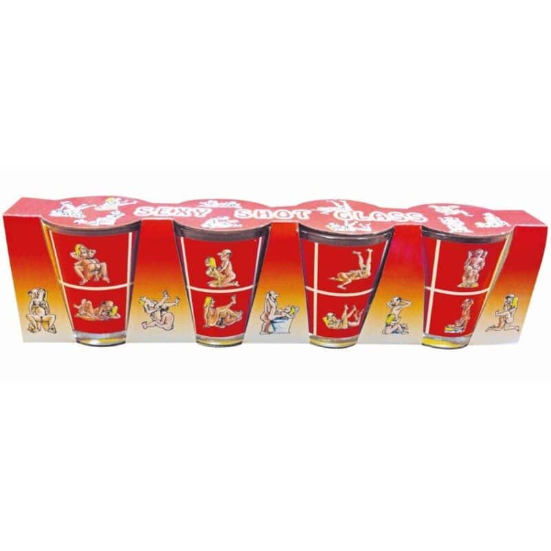 DIABLO PICANTE - 4 CHUPITOS DE CRISTAL KAMASUTRA - piKanteo | Despierta tu lado más piKante Comprar DIABLO PICANTE - 4 CHUPITOS DE CRISTAL KAMASUTRA al mejor precio - Envíos Discretos