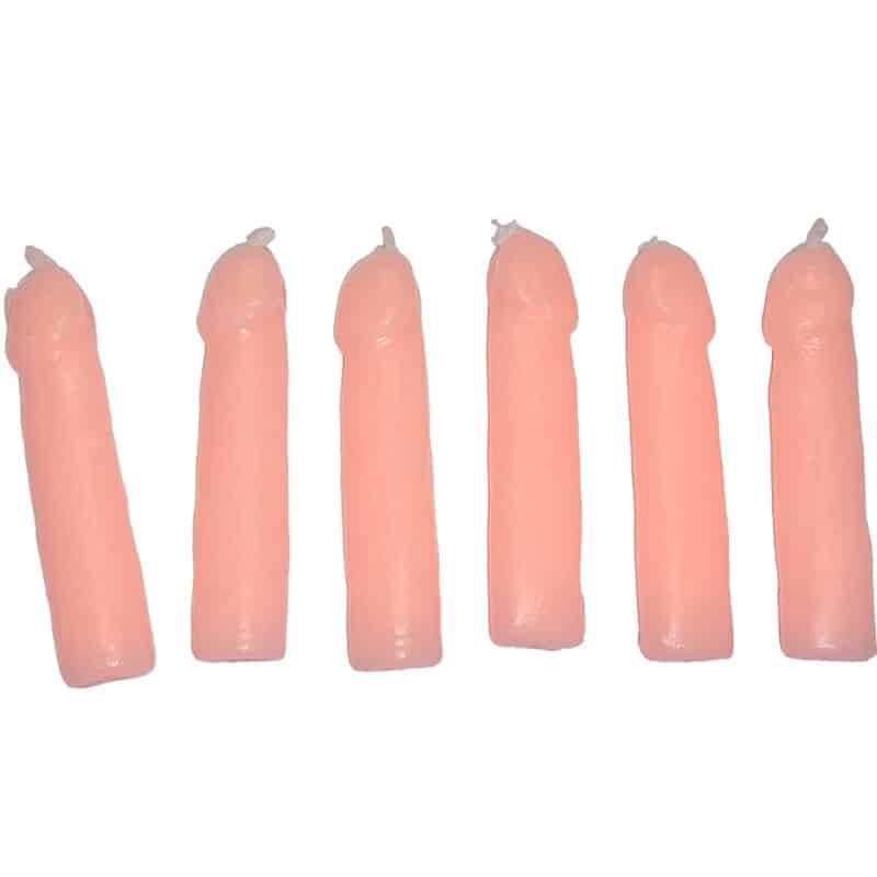 DIABLO PICANTE - 6 VELAS FORMA PENE CARNE - piKanteo | Despierta tu lado más piKante Comprar DIABLO PICANTE - 6 VELAS FORMA PENE CARNE al mejor precio - Envíos Discretos