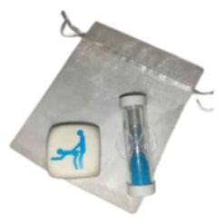 Comprar DIABLO PICANTE - DADO KAMASUTRA DE POSTURAS PARA CHICOS CON RELOJ DE ARENA al mejor precio - Envíos Discretos