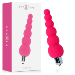 Comprar INTENSE - SNOOPY 7 SPEEDS SILICONE ROSA INTENSO al mejor precio - Envíos Discretos