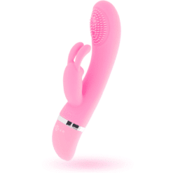 Comprar INTENSE - SUSY VIBRADOR OSCILANTE SILICON RABBIT ROSA al mejor precio - Envíos Discretos
