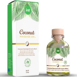 Comprar INTT - GEL DE MASAJE VEGANO CON SABOR A COCO Y EFECTO CALOR al mejor precio - Envíos Discretos