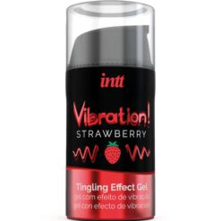 Comprar INTT - POTENTE ESTIMULANTE ÍNTIMO GEL VIBRADOR LIQUIDO FRESA 15 ML al mejor precio - Envíos Discretos