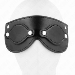 Comprar KINK - MÁSCARA DE POLIPIEL CON CUBIERTAS PARA OJOS DESMONTABLES 22 x 9 CM al mejor precio - Envíos Discretos