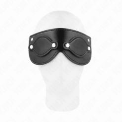 Comprar KINK - MÁSCARA DE POLIPIEL CON CUBIERTAS PARA OJOS DESMONTABLES 22 x 9 CM al mejor precio - Envíos Discretos