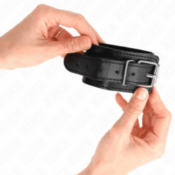 Comprar KINK - MUÑEQUERAS FINAS NEGRO AJUSTABLE 21-33 CM al mejor precio - Envíos Discretos
