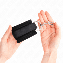 Comprar KINK - MUÑEQUERAS NEGRO AJUSTABLE 18-35 CM X 6 CM al mejor precio - Envíos Discretos