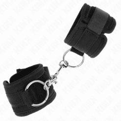 Comprar KINK - MUÑEQUERAS NEGRO AJUSTABLE 18-35 CM X 6 CM al mejor precio - Envíos Discretos