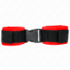 Comprar KINK - MUÑEQUERAS NYLON ROJO-NEGRO MODELO 1 AJUSTABLE 25-35 CM X 6 CM al mejor precio - Envíos Discretos
