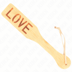 Comprar KINK - PALA DE BAMBÚ PALABRA LOVE 32 X 5.5 CM al mejor precio - Envíos Discretos