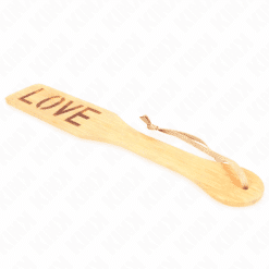 Comprar KINK - PALA DE BAMBÚ PALABRA LOVE 32 X 5.5 CM al mejor precio - Envíos Discretos