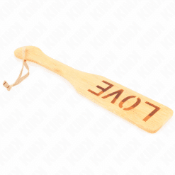 Comprar KINK - PALA DE BAMBÚ PALABRA LOVE 32 X 5.5 CM al mejor precio - Envíos Discretos