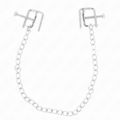 Comprar KINK - PINZAS PARA PEZONES COMPRESORA TORNILLO DE BANCO CON CADENA 30 CM al mejor precio - Envíos Discretos