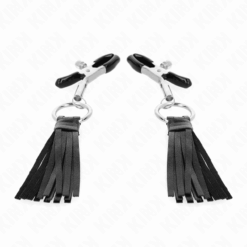 Comprar KINK - PINZAS PARA PEZONES CON BORLAS DE POLIPIEL 6 CM al mejor precio - Envíos Discretos