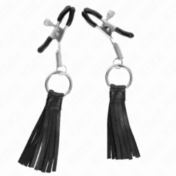 Comprar KINK - PINZAS PARA PEZONES CON BORLAS DE POLIPIEL 6 CM al mejor precio - Envíos Discretos