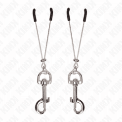 Comprar KINK - PINZAS PARA PEZONES FINA CON GANCHO PLATEADO 7 CM al mejor precio - Envíos Discretos