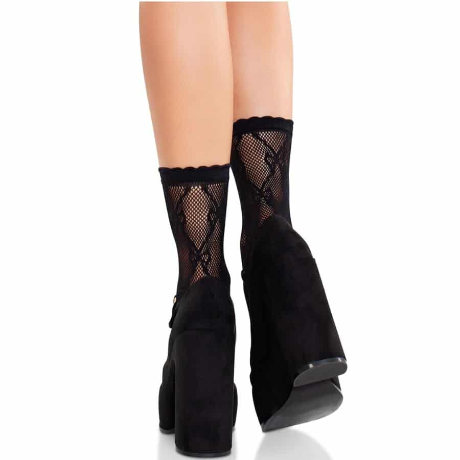 LEG AVENUE - CALCETINES DE ENCAJE DE LAZOS NEGRO - piKanteo | Despierta tu lado más piKante Comprar LEG AVENUE - CALCETINES DE ENCAJE DE LAZOS NEGRO al mejor precio - Envíos Discretos