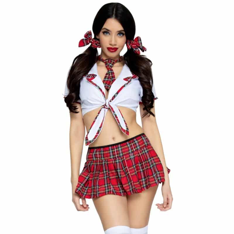 LEG AVENUE - DISFRAZ MISS COLEGIALA CLÁSICO ROJO/BLANCO M/L - piKanteo | Despierta tu lado más piKante Comprar LEG AVENUE - DISFRAZ MISS COLEGIALA CLÁSICO ROJO/BLANCO M/L al mejor precio - Envíos Discretos
