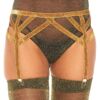 Comprar LEG AVENUE - LIGUERO LUREX DORADO TALLA ÚNICA al mejor precio - Envíos Discretos