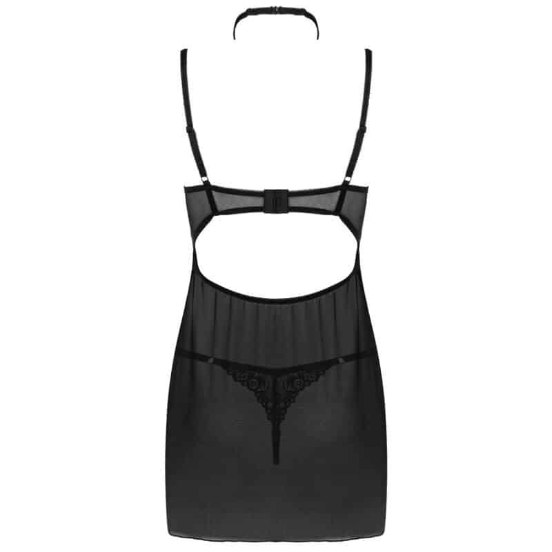 LIVCO CORSETTI FASHION - BINELLA SET BABYDOLL + TANGA NEGRO L/XL - piKanteo | Despierta tu lado más piKante Comprar LIVCO CORSETTI FASHION - BINELLA SET BABYDOLL + TANGA NEGRO L/XL al mejor precio - Envíos Discretos