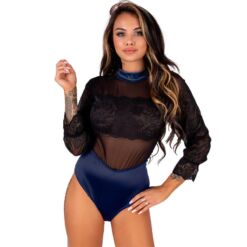 Comprar LIVCO CORSETTI FASHION - DRIMINA LC90690 BODY AZUL MARINO S/M al mejor precio - Envíos Discretos
