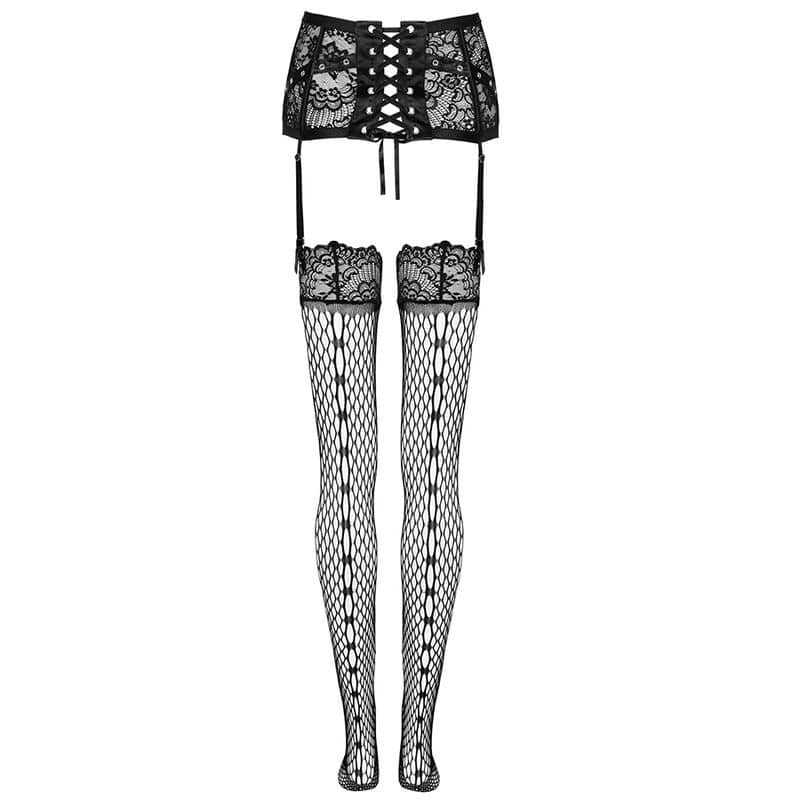 LIVCO CORSETTI FASHION - JELLY LC 90673 LIGUERO + MEDIAS NEGRO L/XL - piKanteo | Despierta tu lado más piKante Comprar LIVCO CORSETTI FASHION - JELLY LC 90673 LIGUERO + MEDIAS NEGRO L/XL al mejor precio - Envíos Discretos
