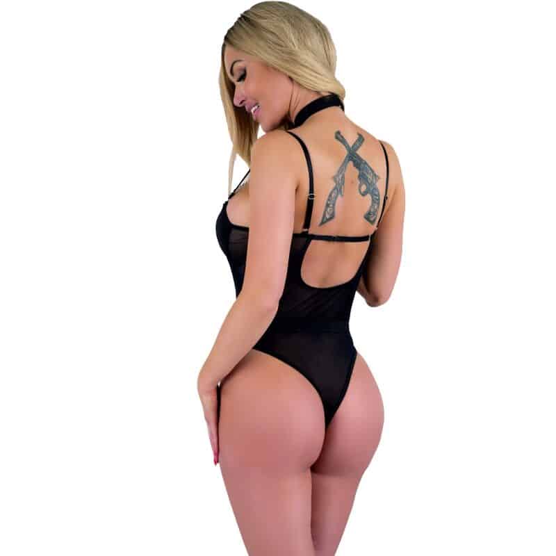 LIVCO CORSETTI FASHION - RUBIKA LC XG079 BODY CON GARGANTILLA NEGRO L - piKanteo | Despierta tu lado más piKante Comprar LIVCO CORSETTI FASHION - RUBIKA LC XG079 BODY CON GARGANTILLA NEGRO L al mejor precio - Envíos Discretos