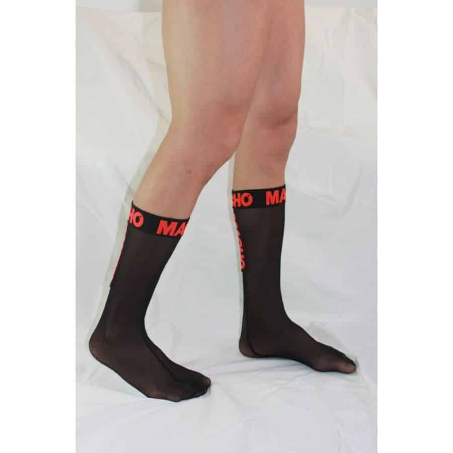MACHO - CALCETINES FINOS NEGRO/ROJO TALLA ÚNICA - piKanteo | Despierta tu lado más piKante Comprar MACHO - CALCETINES FINOS NEGRO/ROJO TALLA ÚNICA al mejor precio - Envíos Discretos