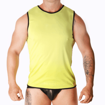 MACHO – CAMISETA AMARILLO S/M