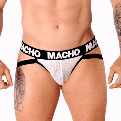 MACHO – MX26X1 JOCK REJILLA BLANCO XL